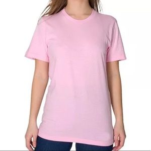 American Apparel Pink Unisex Cotton Shirt